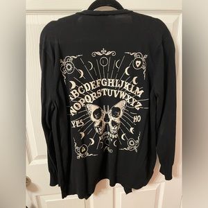 Hot Topic Ouija Cardigan